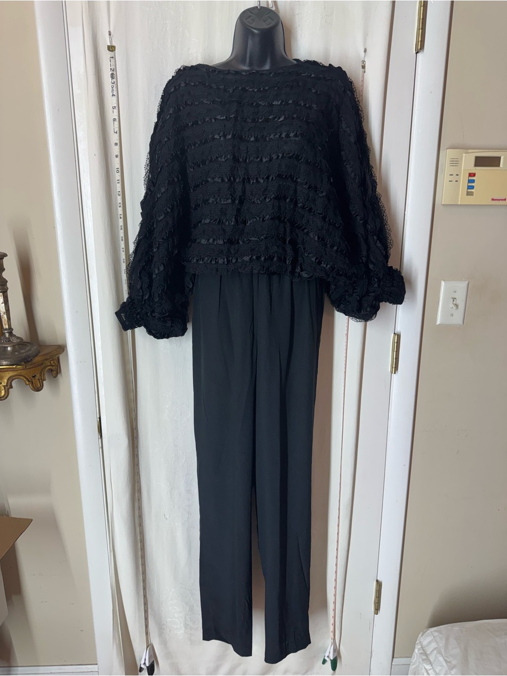 Vintage Andrée Gayle Black Lace Set